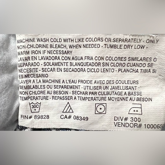 Gloria Vanderbilt Striped Denim Cropped Women’s Pants (Sz 12) - Picture 7 of 12